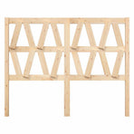 Bed Headboard 141 cm Solid Wood Pine