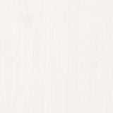 Bed Headboard White 141 cm Solid Wood Pine - 45-Degree Angle