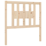 Headboard 96 cm Solid Wood Pine - Front View
