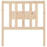 Headboard 96 cm Solid Wood Pine - Side View