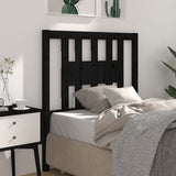 Headboard Black 96 cm Solid Wood Pine - 45-Degree Angle