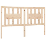Headboard 141 cm Solid Wood Pine - Front View
