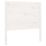 Headboard White 96x4x100 cm Solid Wood Pine