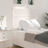 Headboard White 96x4x100 cm Solid Wood Pine - Side View