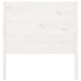 Headboard White 96x4x100 cm Solid Wood Pine - Top-Down View