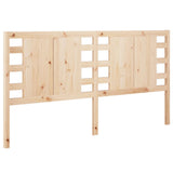 Headboard 141x4x100 cm Solid Wood Pine - Front View