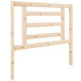 Bed Headboard 96x4x100 cm Solid Wood Pine - Front View