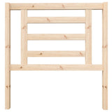 Bed Headboard 96x4x100 cm Solid Wood Pine - Side View