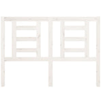 Bed Headboard White 141 cm Solid Wood Pine