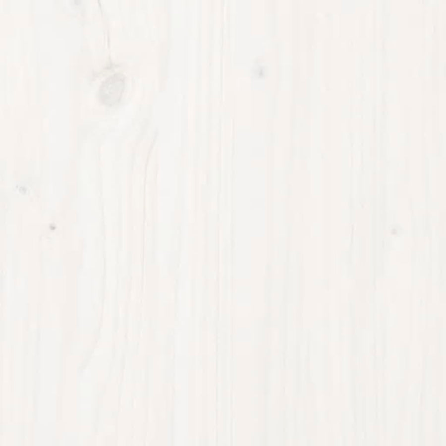 Bed Headboard White 141 cm Solid Wood Pine
