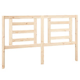 Bed Headboard 156 cm Solid Wood Pine - Front View