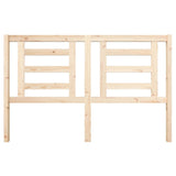 Bed Headboard 156 cm Solid Wood Pine - Top-Down View