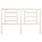 Bed Headboard White 156 cm Solid Wood Pine