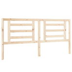 Bed Headboard 186 cm Solid Wood Pine