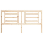 Bed Headboard 186 cm Solid Wood Pine
