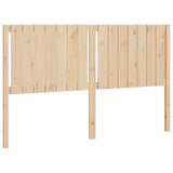 Bed Headboard 155.5x4x100 cm Solid Wood Pine - Front View