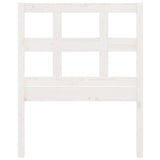 Bed Headboard White 95.5 cm Solid Wood Pine - Top-Down View