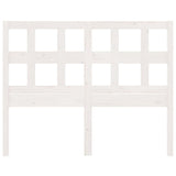 Bed Headboard White 155.5 cm Solid Wood Pine