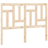 Bed Headboard 140.5 cm Solid Wood Pine - Front View