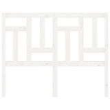Bed Headboard White 155.5x4x100 cm Solid Wood Pine