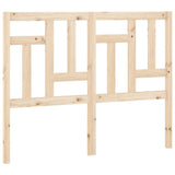 Bed Headboard 185.5 cm Solid Wood Pine - Front View