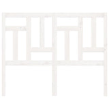 Bed Headboard White 185.5x4x100 cm Solid Wood Pine