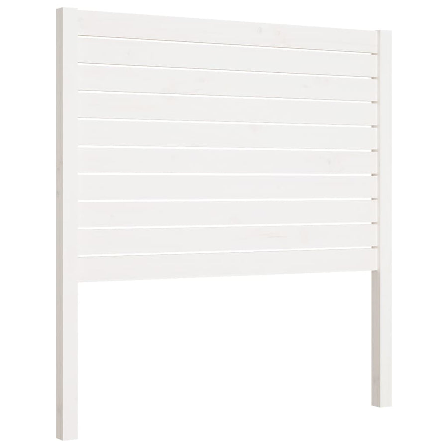 Bed Headboard White 96 cm Solid Wood Pine