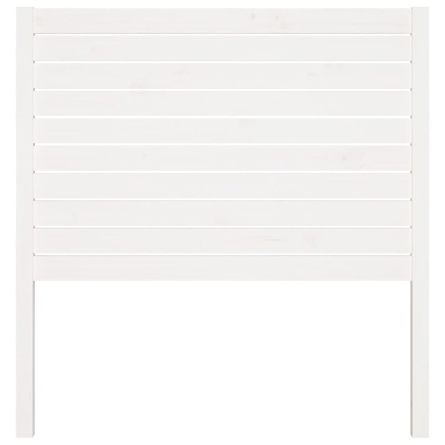Bed Headboard White 96 cm Solid Wood Pine