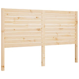 Bed Headboard 141x4x100 cm Solid Wood Pine - Front View