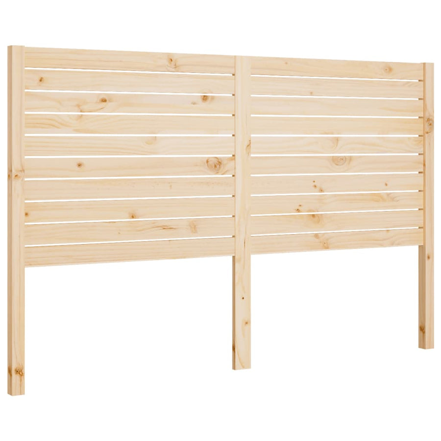 Bed Headboard 141 cm Solid Wood Pine