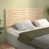 Bed Headboard 141x4x100 cm Solid Wood Pine - Top-Down View