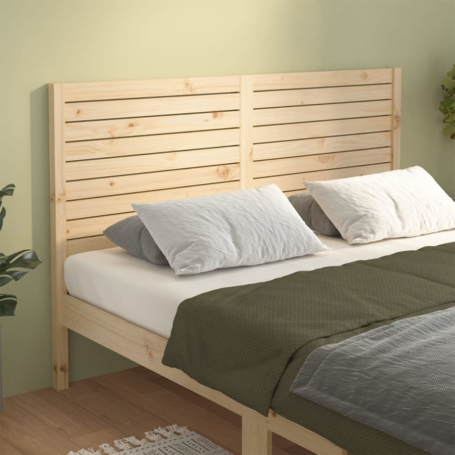 Bed Headboard 141 cm Solid Wood Pine