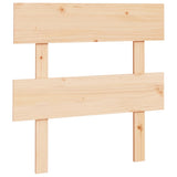 Bed Headboard 93.5 cm Solid Wood Pine - Front View