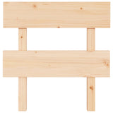 Bed Headboard 93.5 cm Solid Wood Pine - Side View