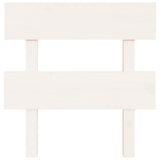 Bed Headboard White 93.5 cm Solid Wood Pine