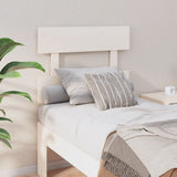 Bed Headboard White 93.5 cm Solid Wood Pine