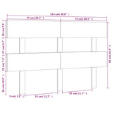 Bed Headboard 154 cm Solid Wood Pine