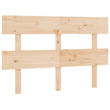 Bed Headboard 184 cm Solid Wood Pine - Front View