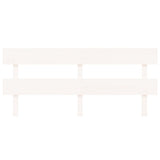 Bed Headboard White 184 cm Solid Wood Pine