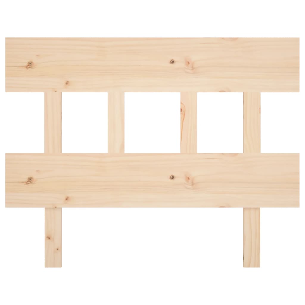 Bed Headboard 93.5 cm Solid Wood Pine