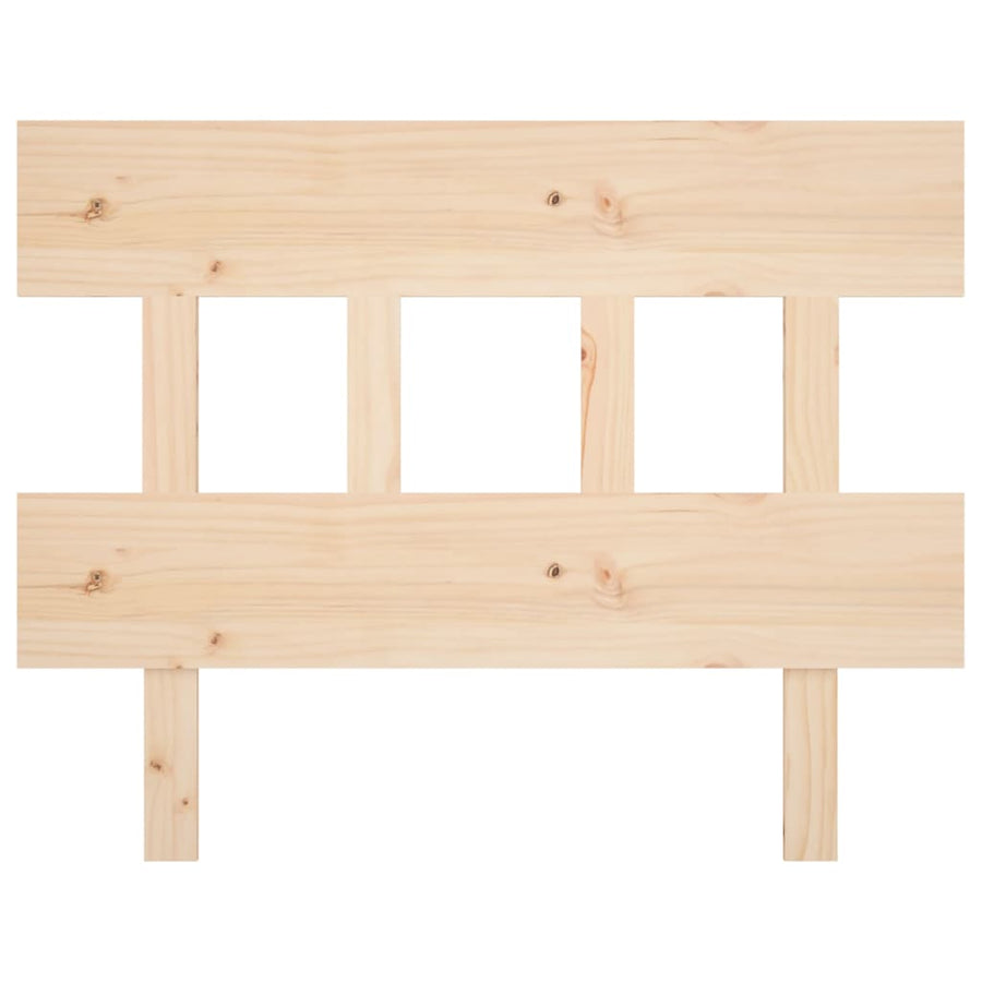 Bed Headboard 93.5 cm Solid Wood Pine