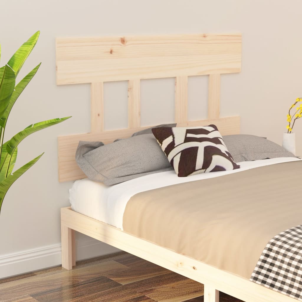 Bed Headboard 93.5 cm Solid Wood Pine