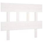 Bed Headboard White 93.5 cm Solid Wood Pine