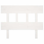 Bed Headboard White 93.5 cm Solid Wood Pine