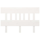 Bed Headboard White 138.5 cm Solid Wood Pine