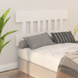 Bed Headboard White 183.5 cm Solid Wood Pine - 45-Degree Angle