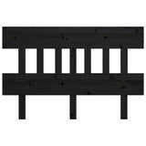 Bed Headboard Black 183.5 cm Solid Wood Pine