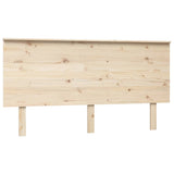 Bed Headboard 154x6x82.5 cm Solid Wood Pine - Front View
