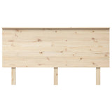 Bed Headboard 154x6x82.5 cm Solid Wood Pine