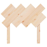 Bed Headboard 92 cm Single Solid Wood Pine - Top-Down View